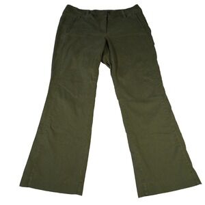 Loft The Perfect Straight Womens 14‎ Olive Green Khaki Pants chino pants
